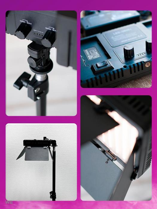 Видеосвет со штативом Студийный свет Лампа для фото видео селфи - фото 6 - id-p198779558