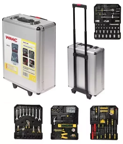 Набор инструментов в чемодане 186 PCS tool set ''Дорожный кейс'' - фото 1 - id-p172244208