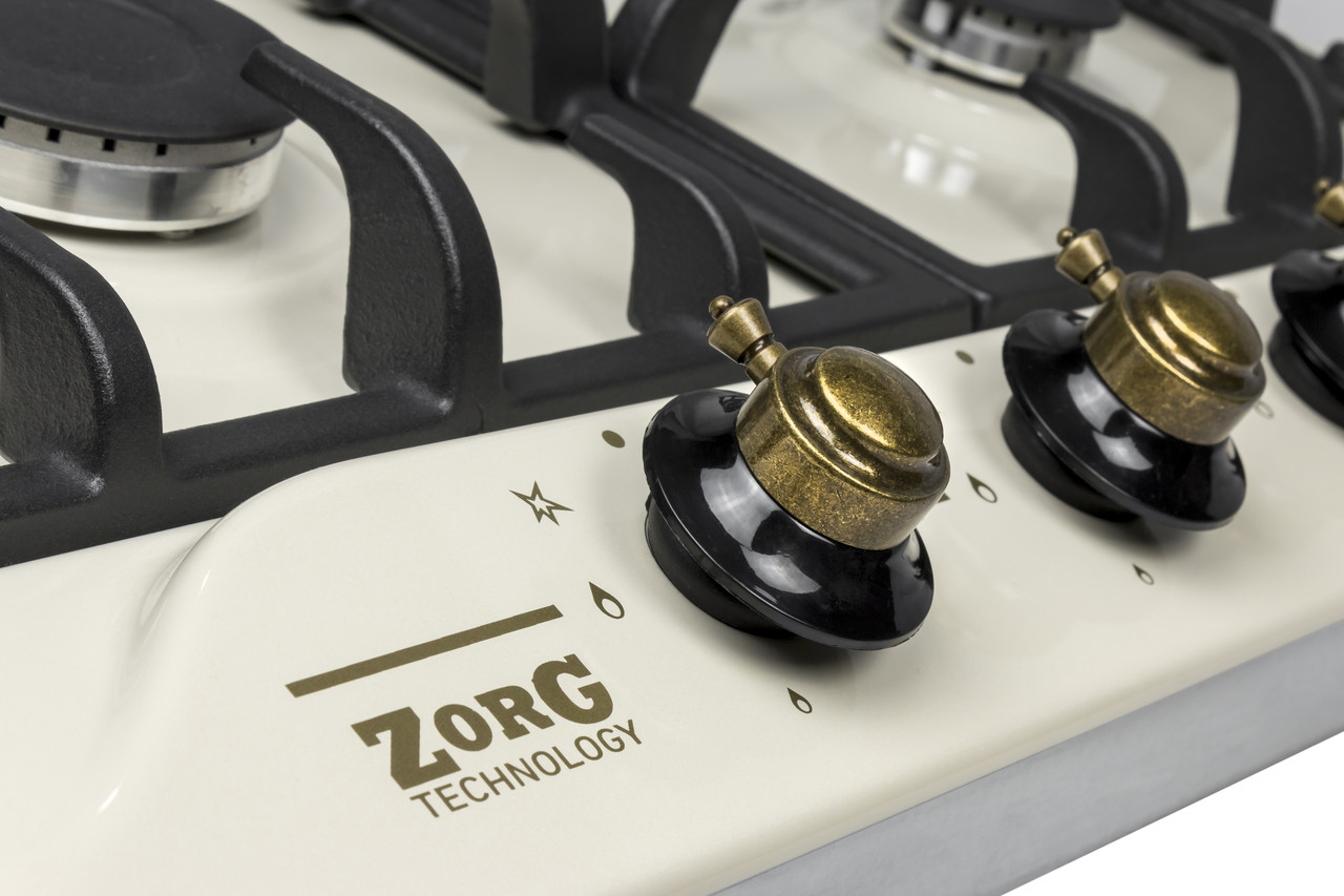 Газовая варочная панель ZorG Technology BP5 FD rustical + cream (EMY) - фото 6 - id-p192271680
