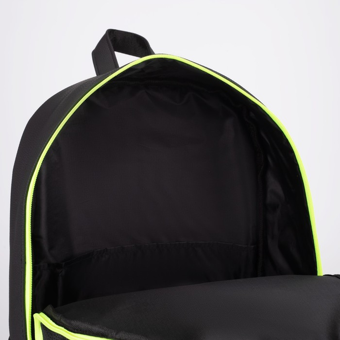 Рюкзак из искусственной кожи TEXTURA, 41 х 28 х 10 см, цвет чёрный - фото 4 - id-p198782319