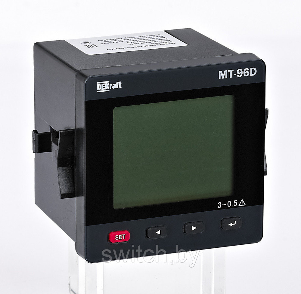 Мультиметр цифровой 96х96мм трехфазный, вход 600В 5А, RS485, LCD-дисплей МТ-96D  51428DEK   ЗАКАЗ ДОСТАВКА ОТ