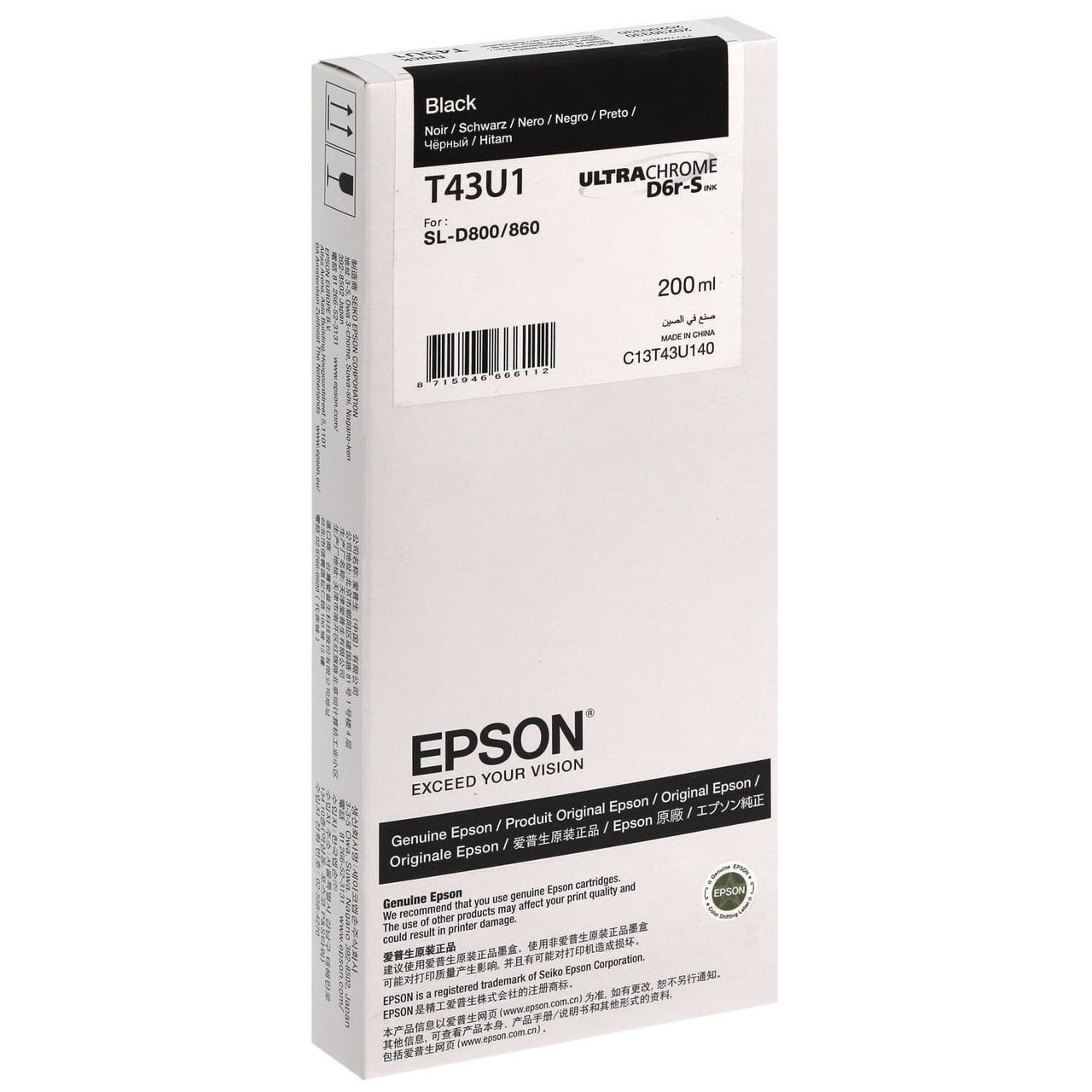 Картридж EPSON T43U1 (C13T43U140), Черный