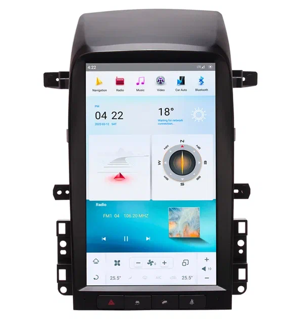 Штатная магнитола Chevrolet Captiva 2006-2011 Tesla-Style 8/128Gb Android 11 +4g модем - фото 1 - id-p198783008