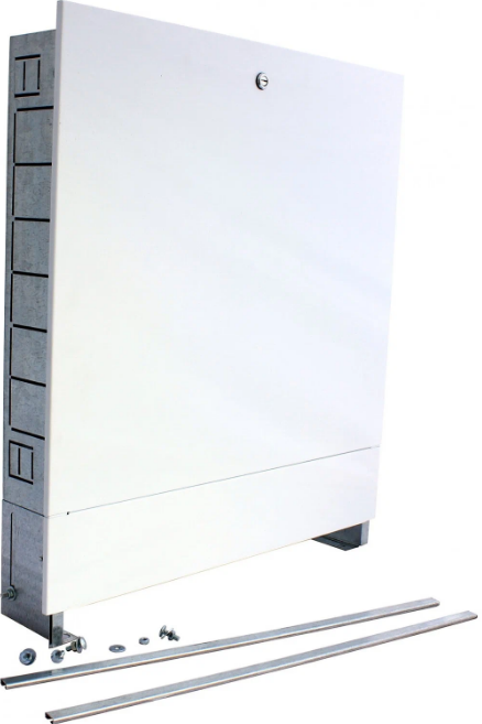 Шкаф коллекторный встроенный Wester ШРВ-1 (498х121-181х671-734) - фото 2 - id-p164563400