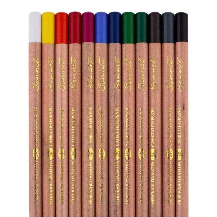 Набор пастельных карандашей «Сонет», 12 цветов - фото 2 - id-p198788857