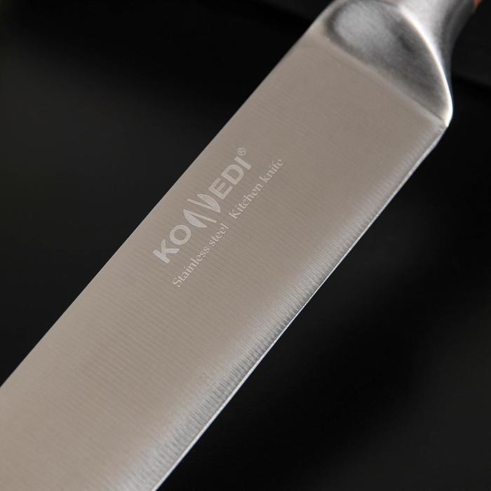 Нож кухонный Доляна Forest, шеф, лезвие 20 см - фото 3 - id-p198792005