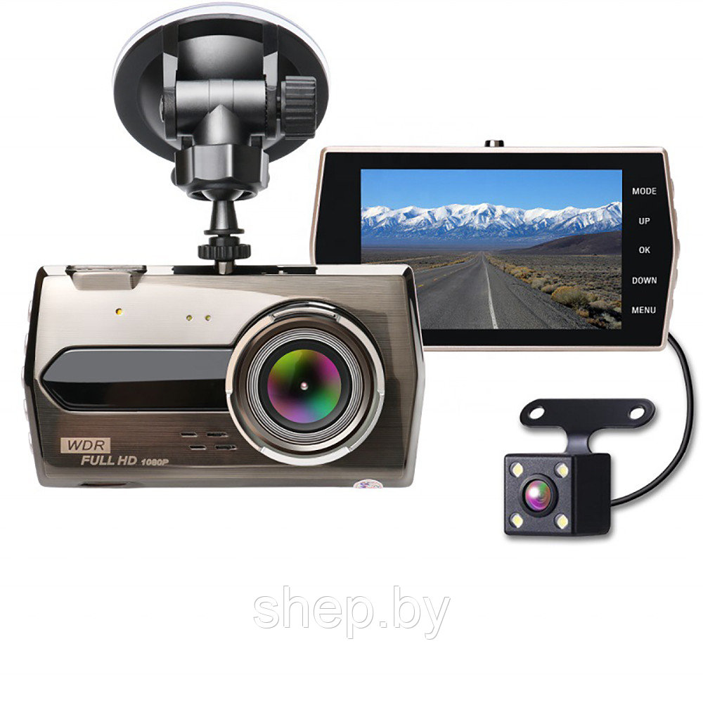 Видеорегистратор VHD DVR WIDE View ANGLE с камерой заднего вида и с улучшенной ночной съемкой - фото 3 - id-p198826552