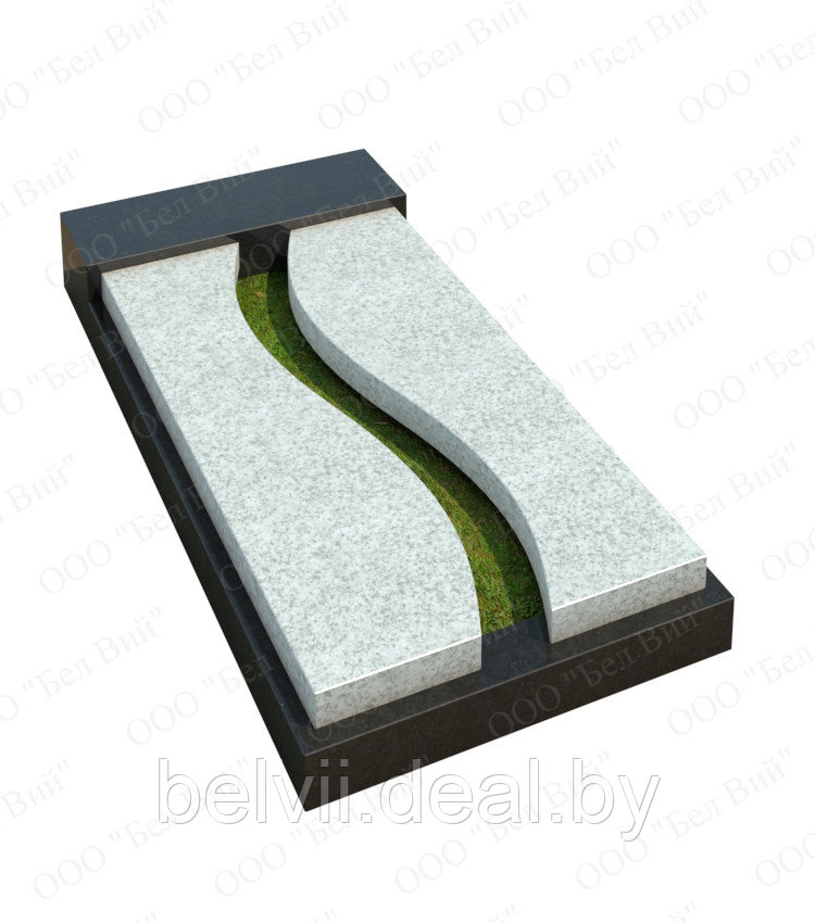 Надгробная плита 1-48 - фото 1 - id-p198829620