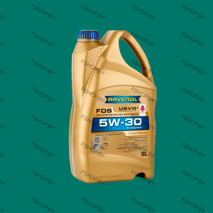RAVENOL FDS 5w30 - 5 литров — ПАО Cинтетическое моторное масло — Бензиновое-Дизельное