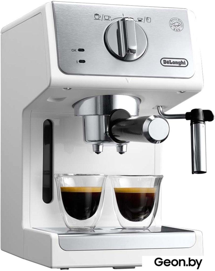 Рожковая помповая кофеварка DeLonghi Active Line ECP 33.21.W