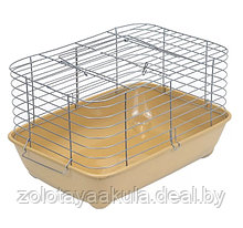 Eco Клетка для крупных грызунов "Eco" , бежевая 42*30*24см