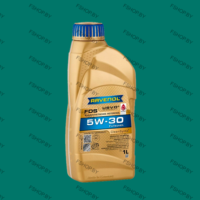 RAVENOL FDS 5w30 - 1 литр — ПАО Cинтетическое моторное масло — Бензиновое-Дизельное