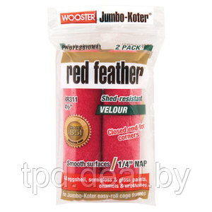 Мини-валик малярный JUMBO-KOTER® RED FEATHER (набор 2 шт.) RR311-4 1/2
