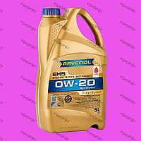 RAVENOL EHS 0w20 - 4-5 литров Cинтетическое моторное масло Бензиновое-Дизельное