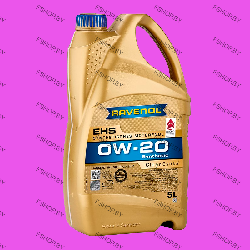 RAVENOL EHS 0w20 - 4-5 литров Cинтетическое моторное масло Бензиновое-Дизельное - фото 1 - id-p198883264