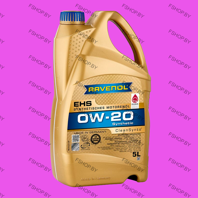 масло ravenol ehs 0w-20 5 литров