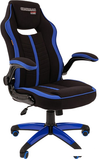 Кресло CHAIRMAN Game 19 (черный/синий)
