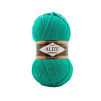 Пряжа Alize Lanagold 240 м. цвет 477 бирюзовый берег