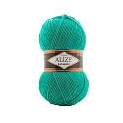 Пряжа Alize Lanagold 240 м. цвет 477 бирюзовый берег