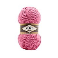 Пряжа Alize Lanagold 240 м. цвет 178 ярко-розовый