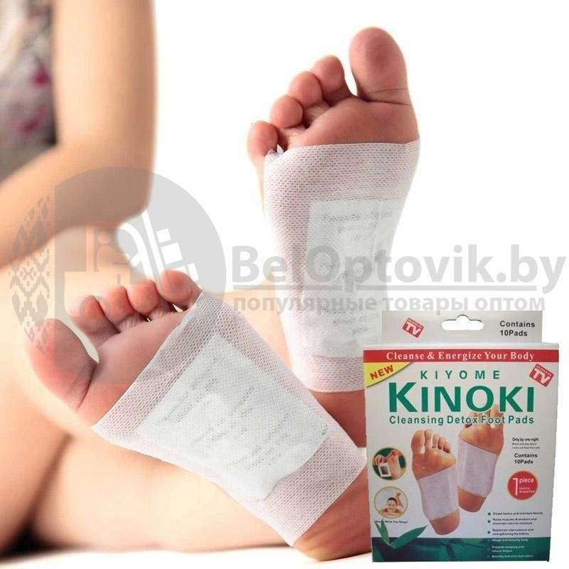 Детоксикационный пластырь Киноки Kinoki (10 патчей) - фото 7 - id-p198932343