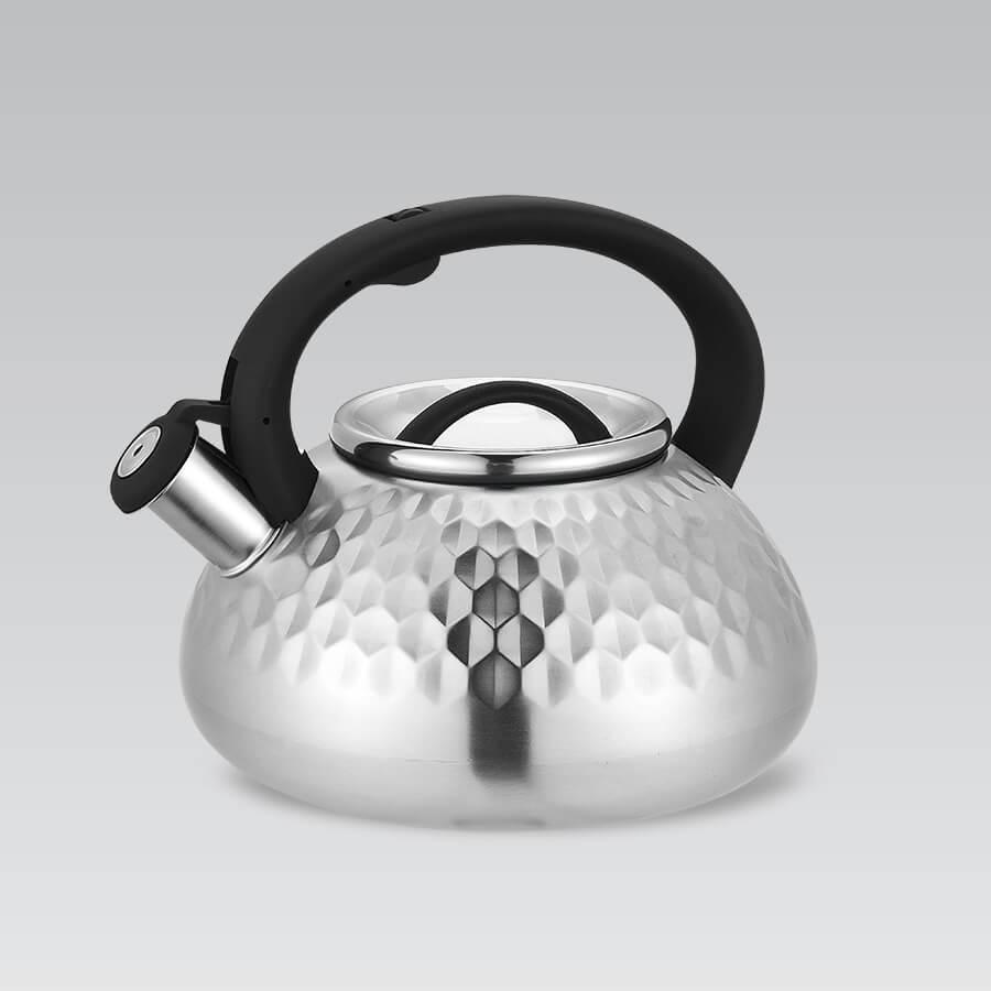 Чайник металлический со свистком Maestro MR-1309-BLACK - фото 2 - id-p198933600