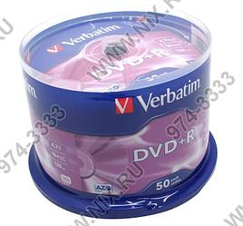 DVD+R Disc Verbatim  4.7Gb 16x уп. 50 шт на шпинделе 43550