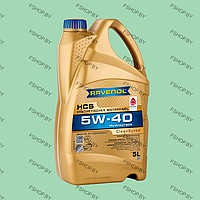 RAVENOL HCS 5W40 - 5 литров Cинтетическое моторное масло Бензиновое-Дизельное