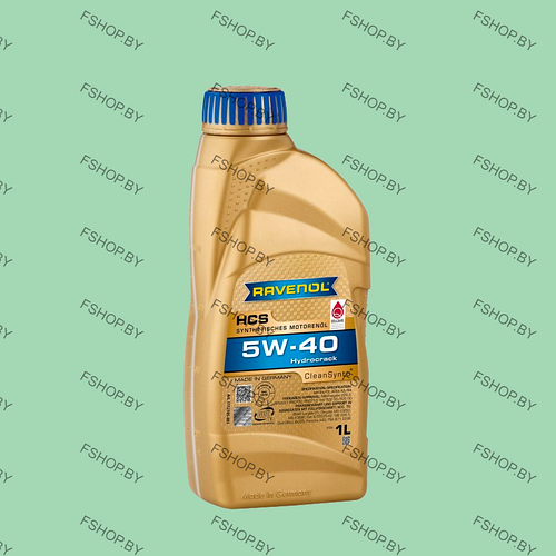 RAVENOL HCS 5W40 - 1 литр Cинтетическое моторное масло Бензиновое ...
