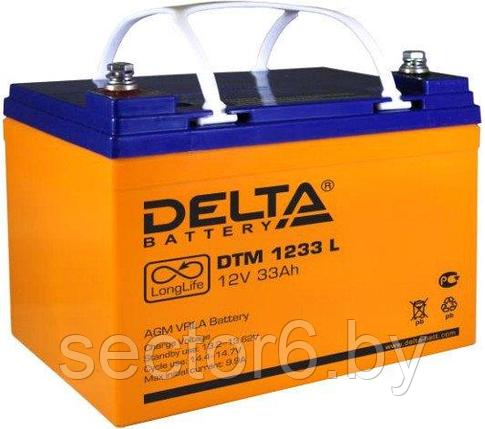 Аккумулятор для ИБП Delta DTM 1233 L (12В/33 А·ч), фото 2
