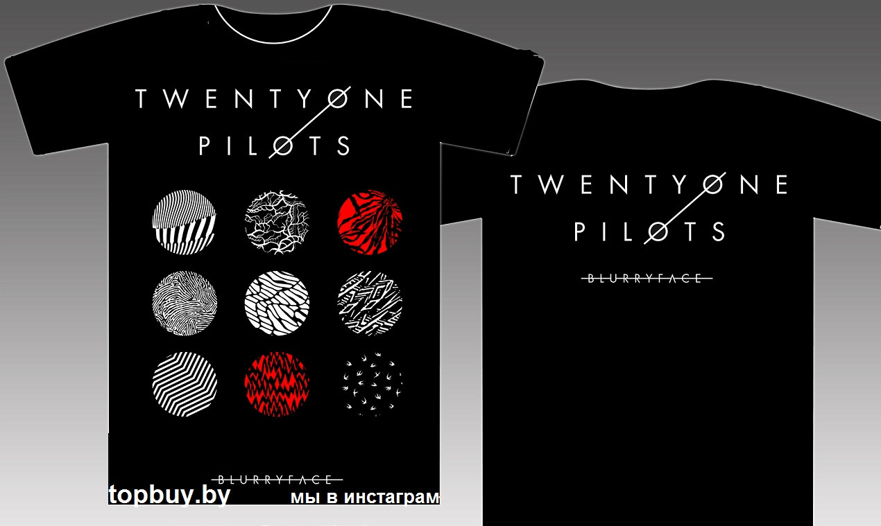 Футболка Twenty One Pilots, "Blurryfase".