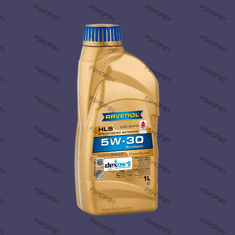 RAVENOL HLS 5W30 - 1 литр Cинтетическое моторное масло Бензиновое-Дизельное - фото 1 - id-p198950172