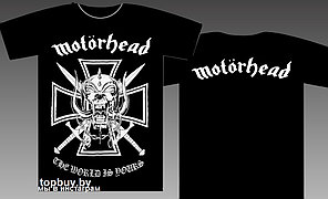 Футболка Motörhead  "The wörld is yours".