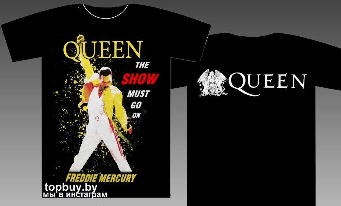 Футболка Queen, Freddie Mercury.