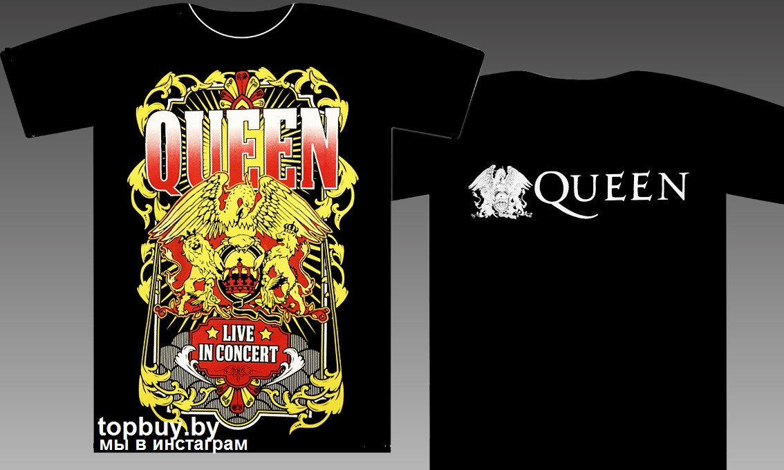 Футболка Queen "Live in concert ".