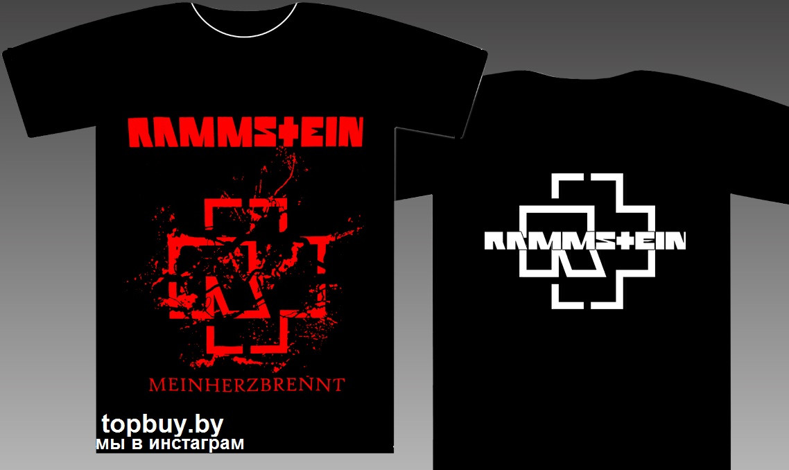 Футболка Rammstein "Mein Herz brennt". - фото 1 - id-p198953802