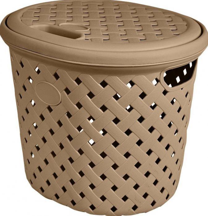 PLAST TEAM PT408811015 Rattan 14л 325х280х280мм шоколадный мокко