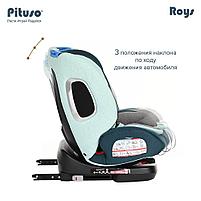 Детское автокресло Pituso Roys Isofix (0-36 кг) Emerald Grey/Изумрудно-Серый, фото 3