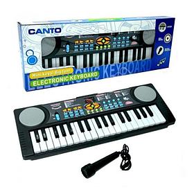 Игрушка музыкальная  "Синтезатор с микрофоном", 37 клавиш, арт. HL-3718