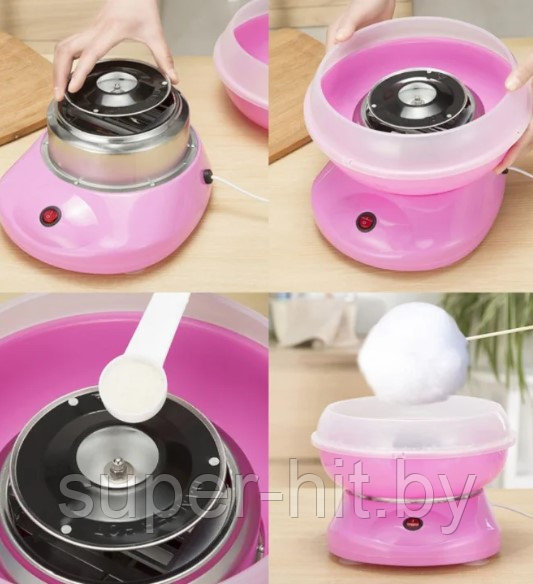 Аппарат для приготовления сладкой ваты Cotton Candy Maker (Коттон Кэнди Мэйкер для сахарной ваты) - фото 3 - id-p198965691
