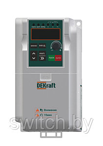 Преобразователь частоты DEKV060-0.75кВт 1 фаза 220В  DEKV060G0R75S2   ЗАКАЗ ДОСТАВКА 7 ДНЕЙ