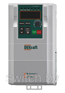 Преобразователь частоты DEKV060-0.75кВт 3 фазы 380В с торм. модулем  DEKV060G0R75T4B   ЗАКАЗ ДОСТАВКА 7 ДНЕЙ