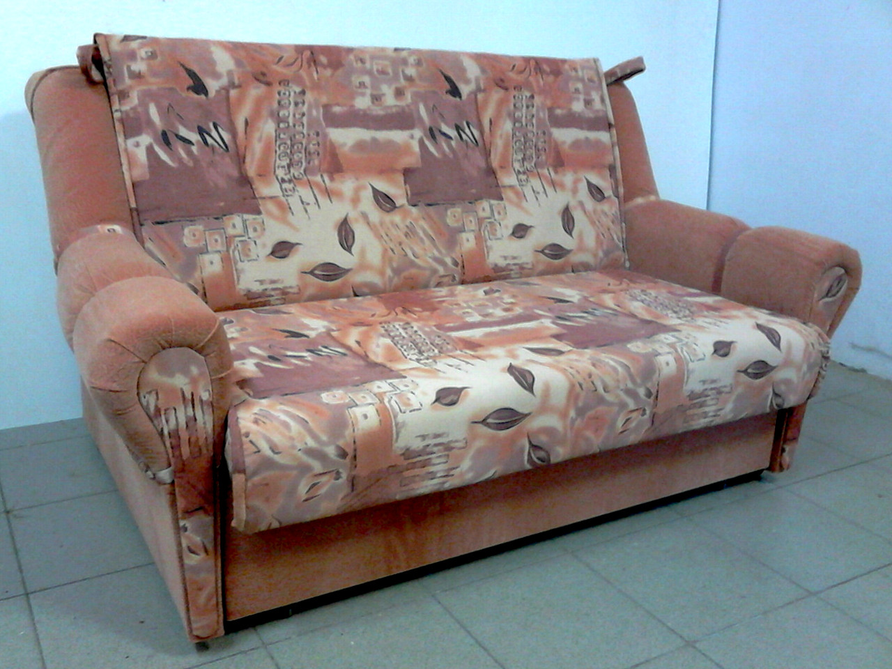 Малогабаритный диван-кровать Новелла (плотный флок) - фото 2 - id-p25638953