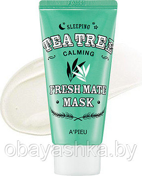 A'PIEU Успокаивающая ночная маска для лица Fresh Mate Tea Tree Mask (Soothing) - фото 1 - id-p199010737
