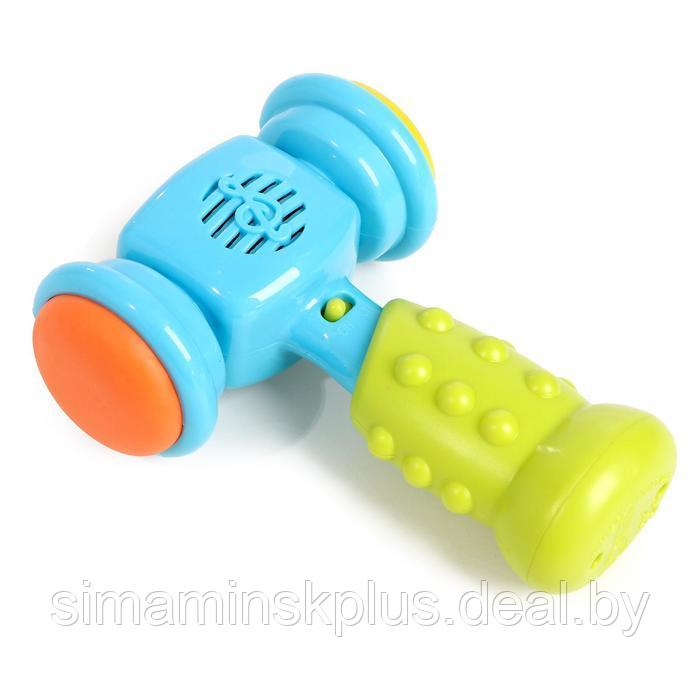 Развивающая музыкальная игрушка «Весёлый молоток», со световыми и звуковыми эффектами, цвета МИКС - фото 5 - id-p199008886