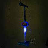 Микрофон «Ты звезда», цвет голубой, фото 8