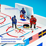 Настольный хоккей «Весёлый спорт», плоские игроки, фото 3
