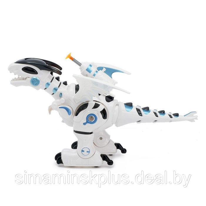 Робот-игрушка «Динозавр тиранобот», стреляет, свет, звук, работает от батареек - фото 2 - id-p199009807