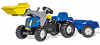 Педальный трактор Rolly Toys RollyKid New Holland 023929