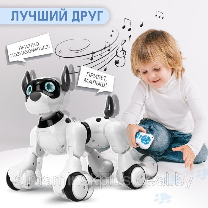 Робот радиоуправляемый «Собака Koddy», световые и звуковые эффекты, русская озвучка - фото 6 - id-p199009917